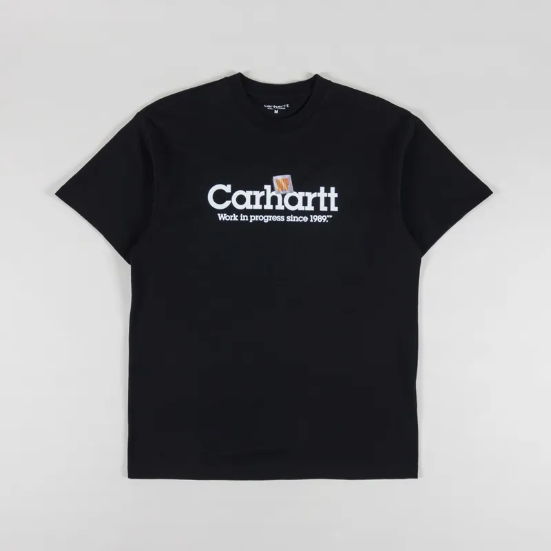 Carhartt WIP Label Script T Shirt Black