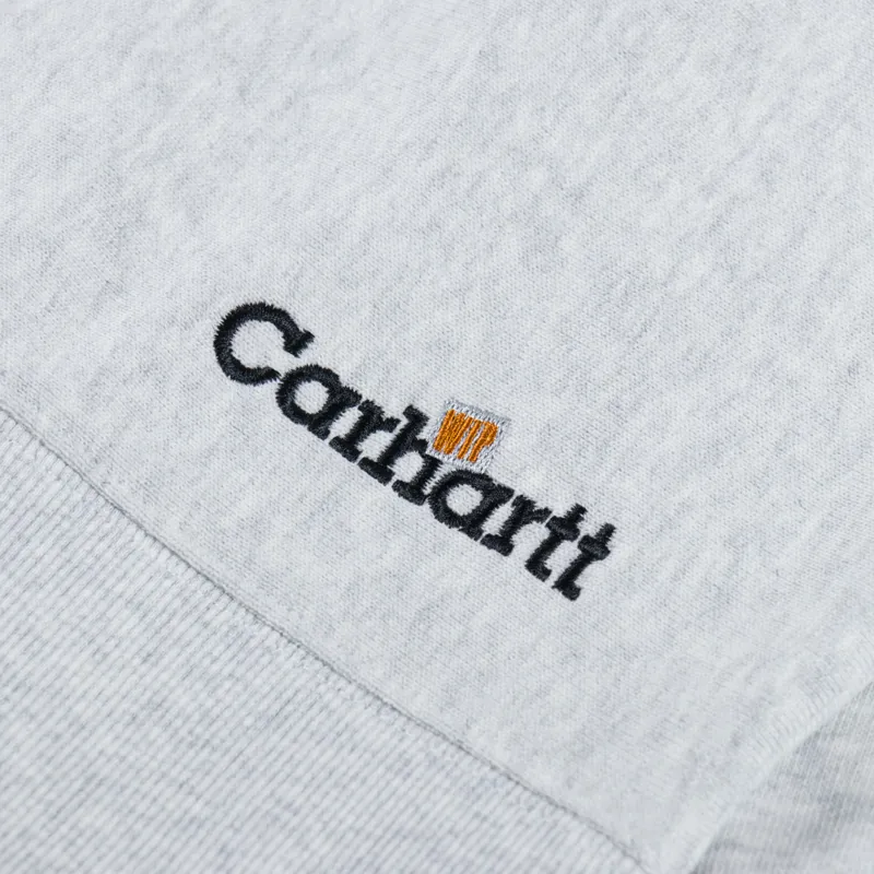 Carhartt WIP Label Script Sweat Ash Heather-4