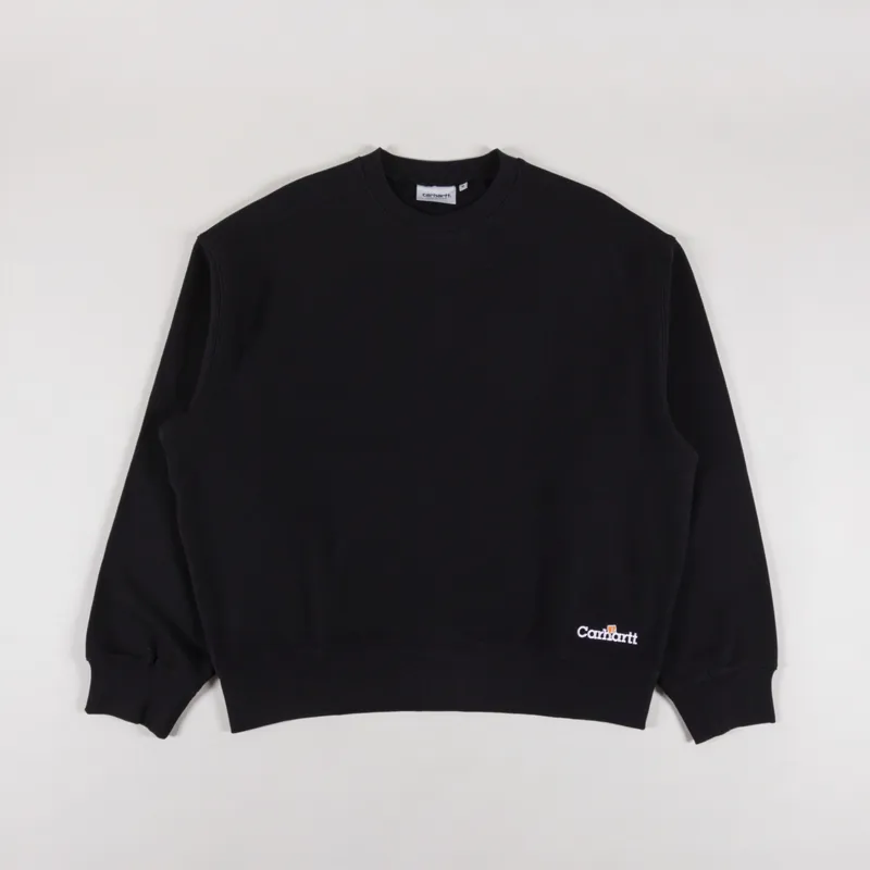 Carhartt WIP Label Script Sweat Black