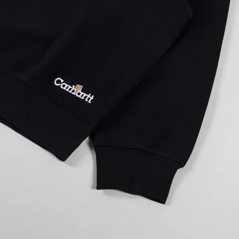 Carhartt WIP Label Script Sweat Black-4