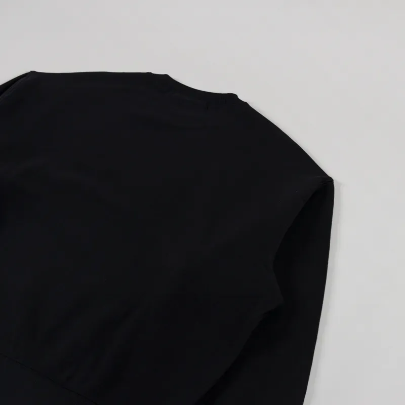 Carhartt WIP Label Script Sweat Black-2