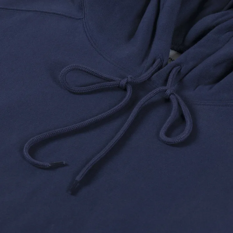 Carhartt WIP Hooded Label Script Sweat Blue-5