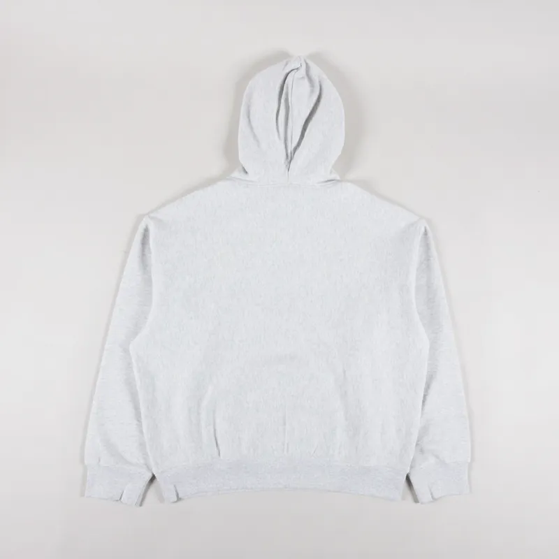 Carhartt WIP Hooded Label Script Sweat Ash Heather-1