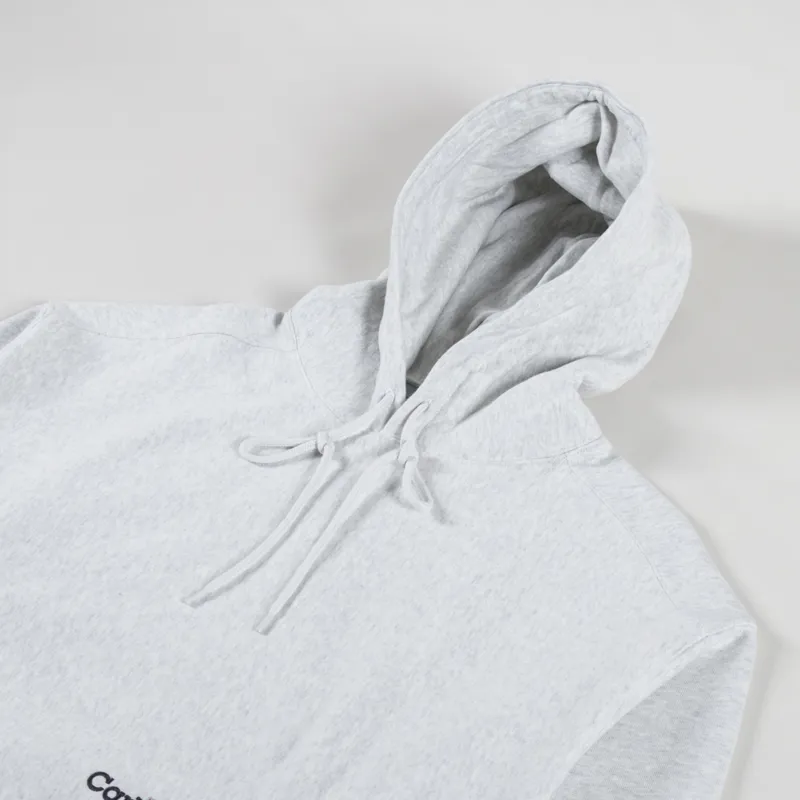 Carhartt WIP Hooded Label Script Sweat Ash Heather-2