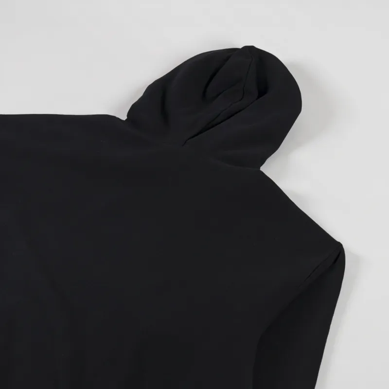 Carhartt WIP Hooded Label Script Sweat Black-3