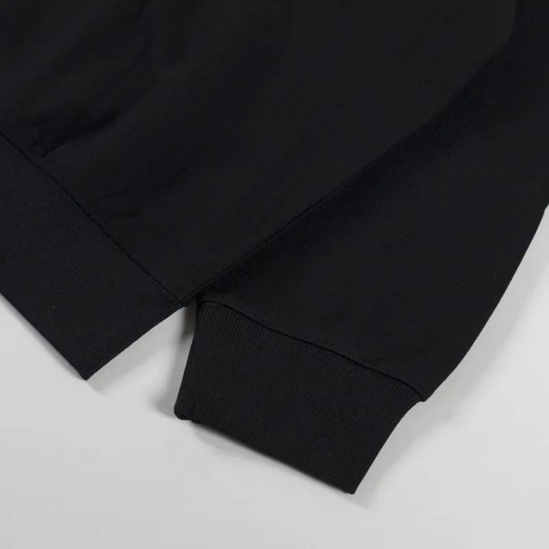 Carhartt WIP Hooded Label Script Sweat Black-7