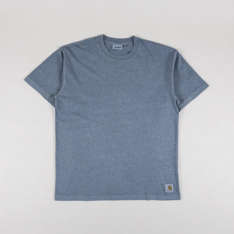 Carhartt WIP Caspian T Shirt Clay Blue Heather