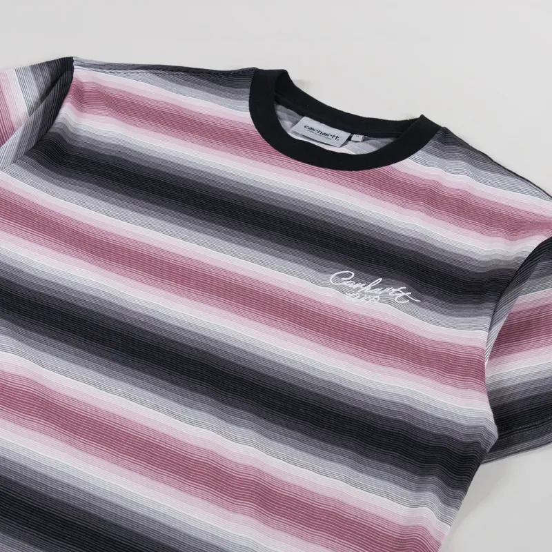 Carhartt WIP Dashner T Shirt Stripe Graphite-1