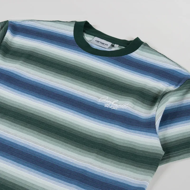 Carhartt WIP Dashner T Shirt Stripe Park-1