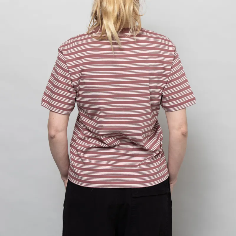 Carhartt WIP Womens Sydney T Shirt Dusky Pink-3