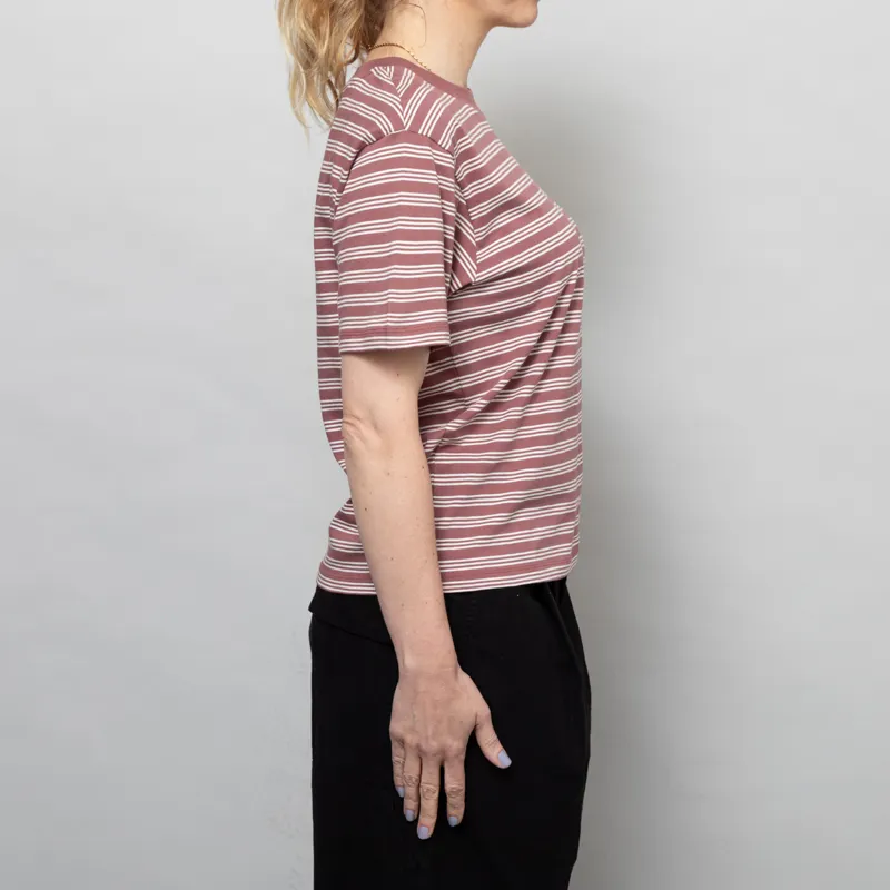 Carhartt WIP Womens Sydney T Shirt Dusky Pink-4