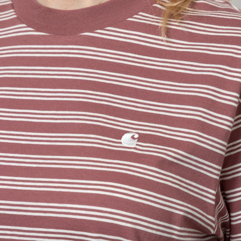 Carhartt WIP Womens Sydney T Shirt Dusky Pink-5