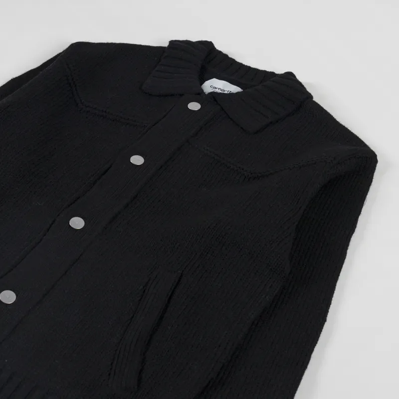 Carhartt WIP Santa Fe Cardigan Black-2