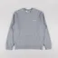 Carhartt WIP Script Embroidery Sweat Grey Heather White