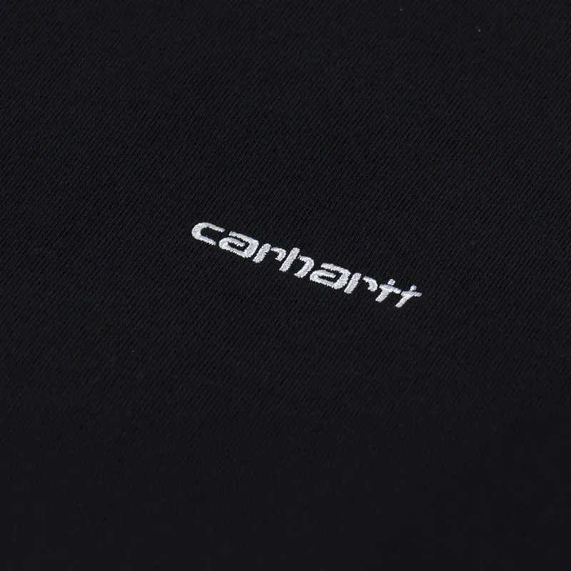 Carhartt WIP Script Embroidery Sweat Black White-3