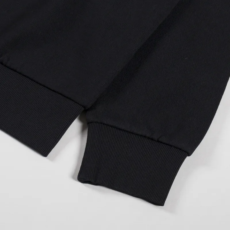 Carhartt WIP Script Embroidery Sweat Black White-5