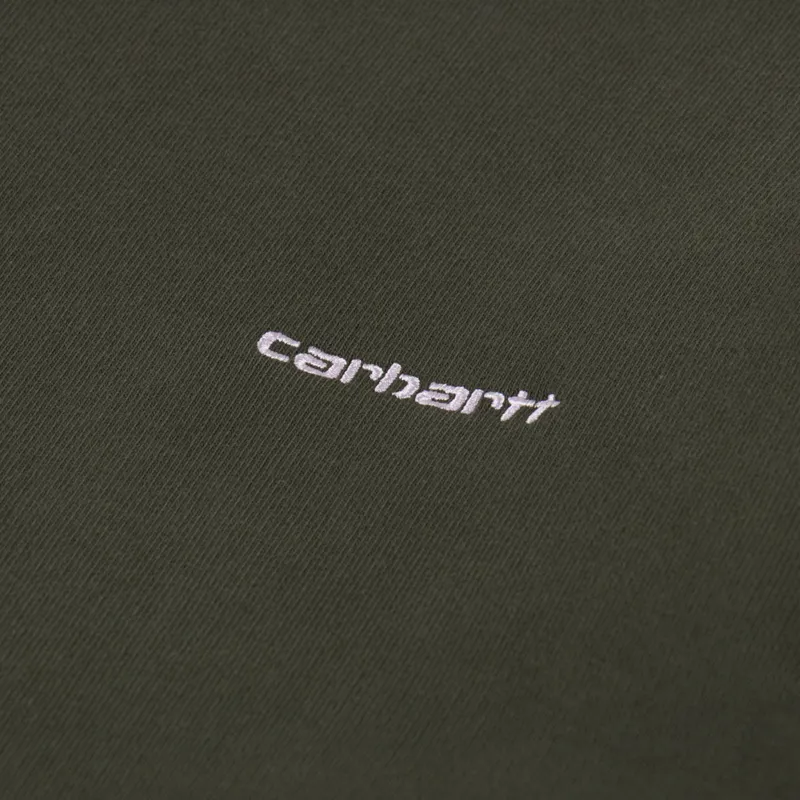 Carhartt WIP Script Embroidery Sweat Turtle Air Pink-5