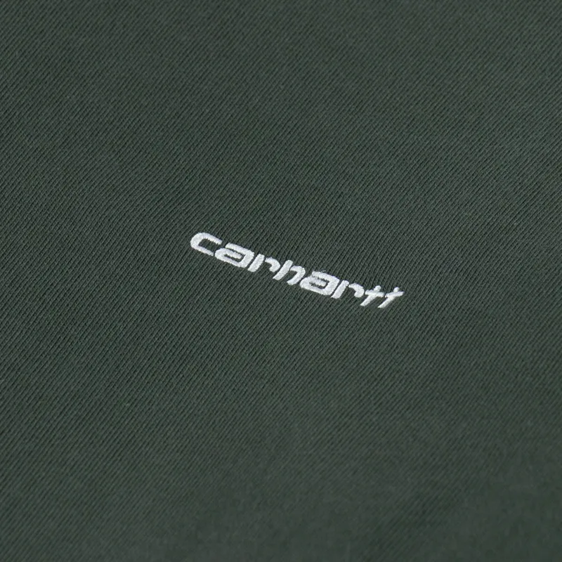 Carhartt WIP Script Embroidery Sweat Opuntia White-4