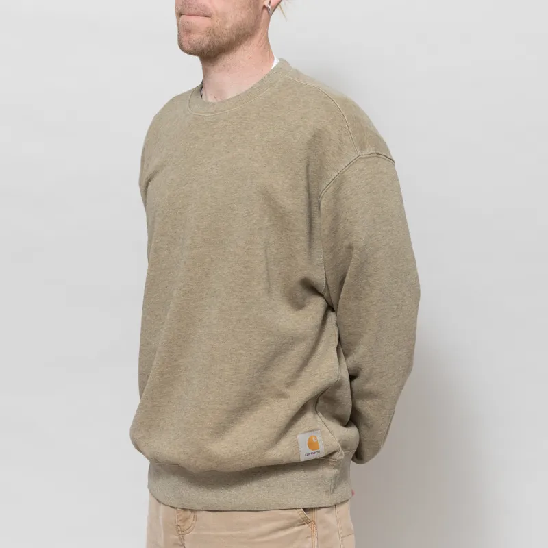 Carhartt WIP Caspian Dusty H Brown Heather Garment Dyed-1