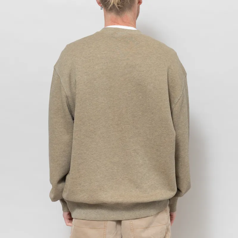 Carhartt WIP Caspian Dusty H Brown Heather Garment Dyed-2