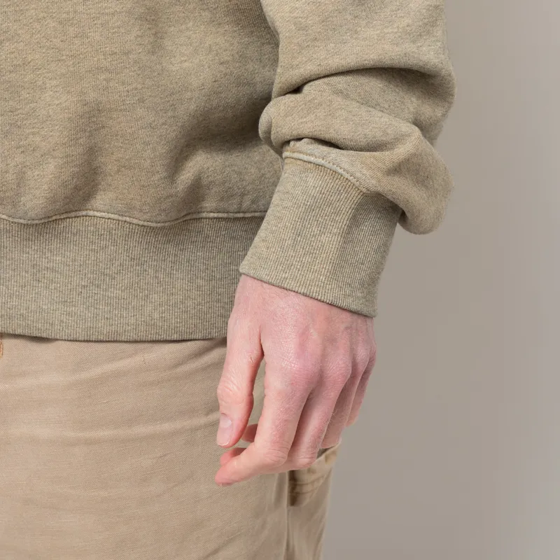 Carhartt WIP Caspian Dusty H Brown Heather Garment Dyed-5