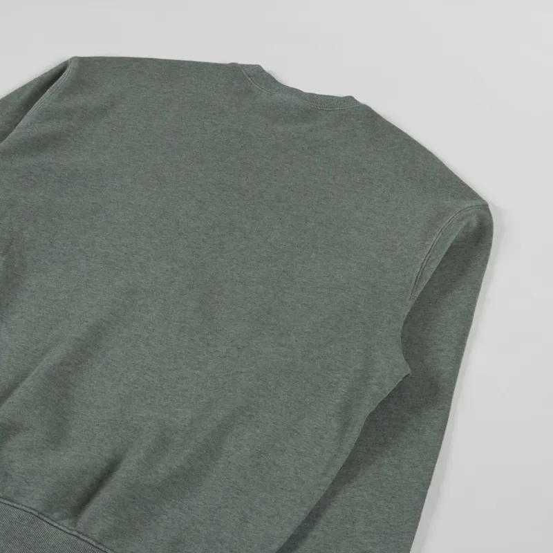 Carhartt WIP Caspian Sweatshirt Park Heather Garment Dyed-3
