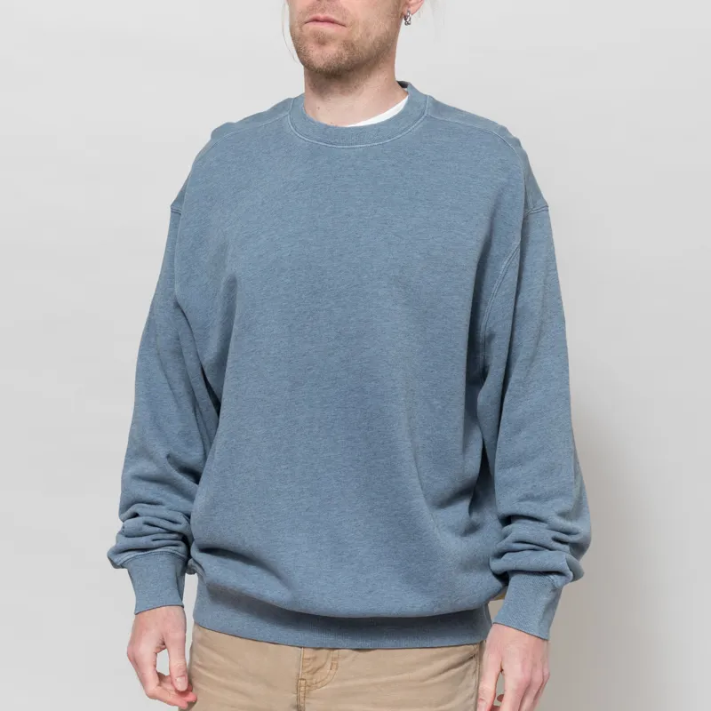 Carhartt WIP Caspian Shady Blue Heather Garment Dyed