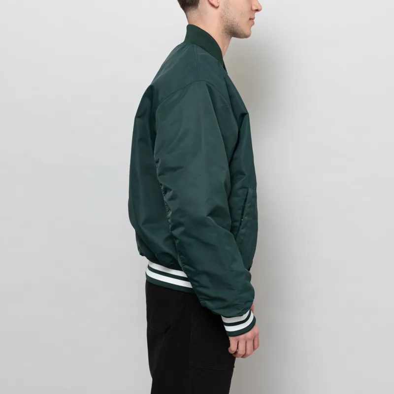 Carhartt WIP Flaming Ducks Bomber Conifer Wax-5