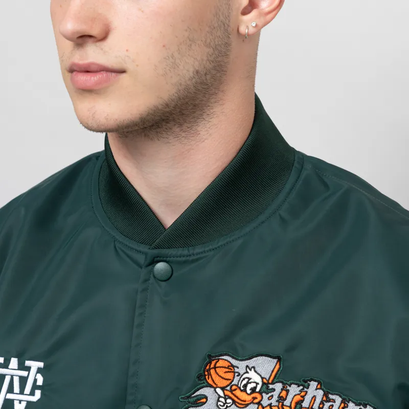 Carhartt WIP Flaming Ducks Bomber Conifer Wax-6