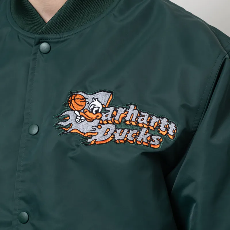 Carhartt WIP Mens Flaming Ducks Varsity Bomber Jacket