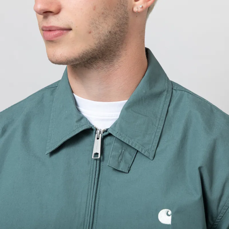 Carhartt WIP Duke Jacket Silver Pine Wax-5