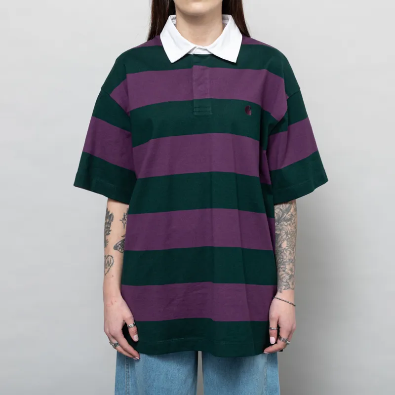 Carhartt WIP Womens Seffner Polo T Shirt Conifer