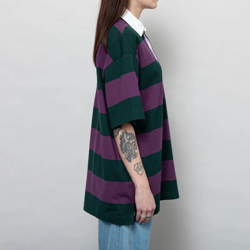 Carhartt WIP Womens Seffner Polo T Shirt Conifer-4