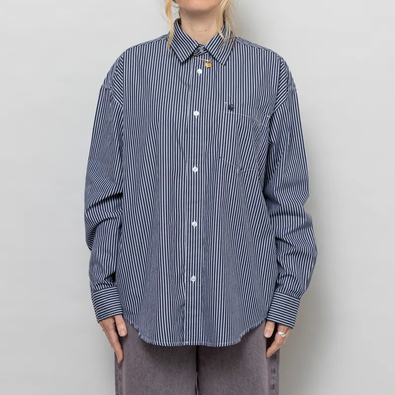 Carhartt WIP Womens Long Sleeve Arvin Shirt Space