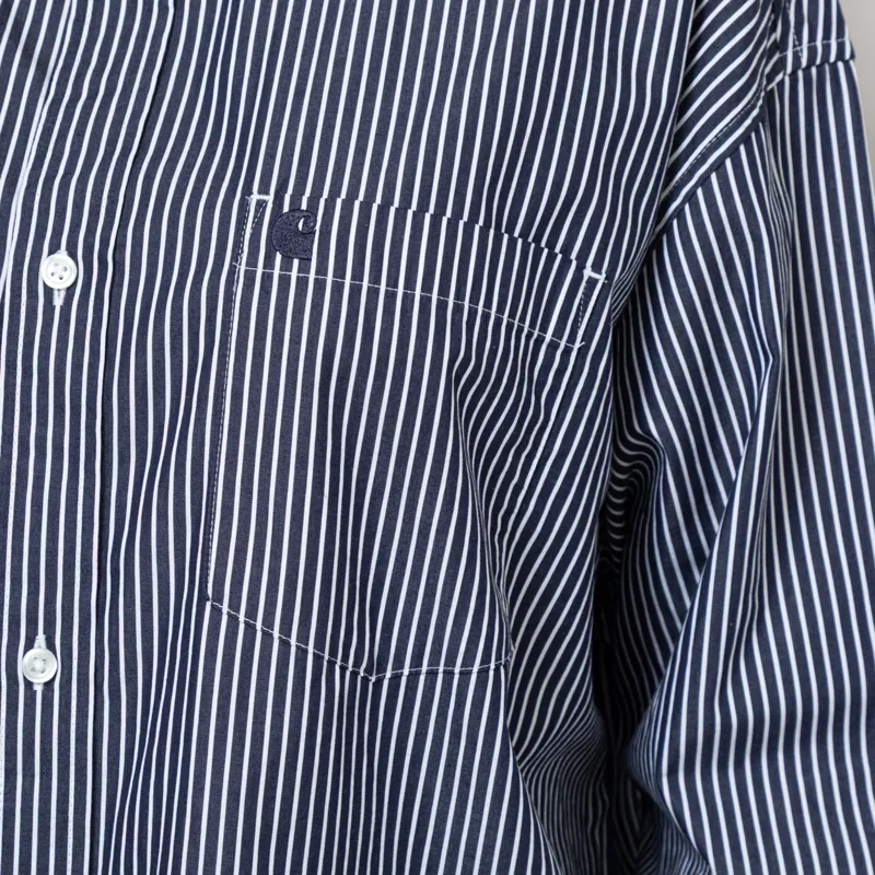 Carhartt WIP Womens Long Sleeve Arvin Shirt Space-8