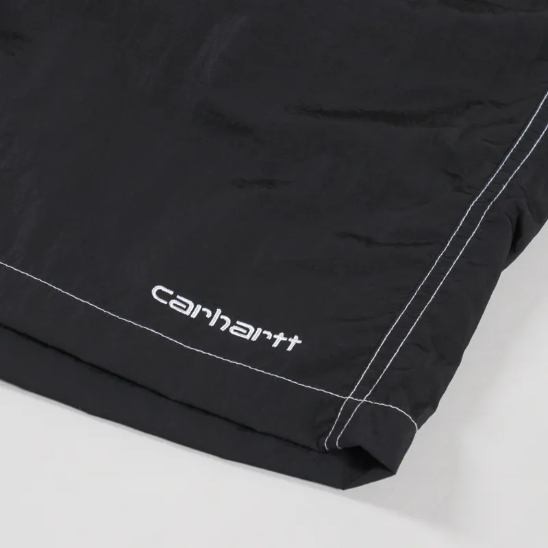 Carhartt WIP Canby Swim Trunks Black White-6