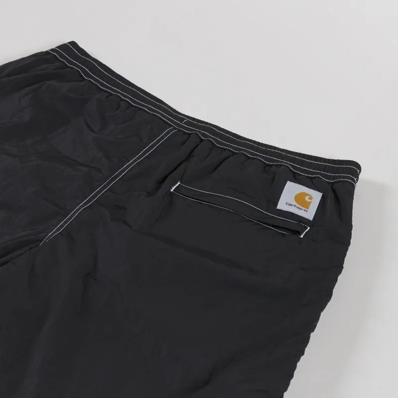 Carhartt WIP Canby Swim Trunks Black White-3