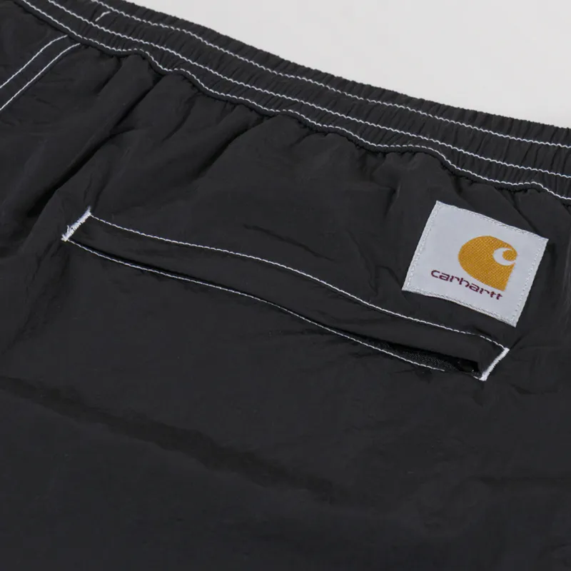Carhartt WIP Canby Swim Trunks Black White-5