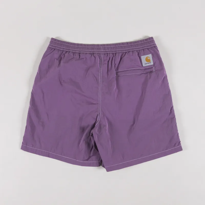 Carhartt WIP Canby Swim Trunks Gentle Purple White-1
