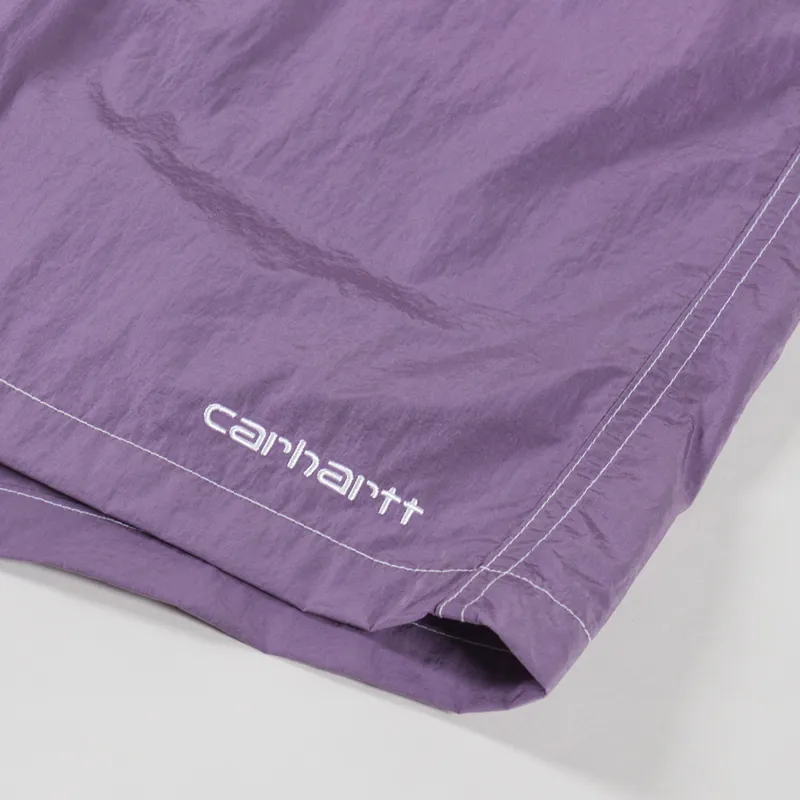 Carhartt WIP Canby Swim Trunks Gentle Purple White-6