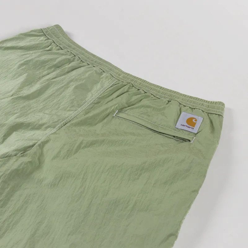 Carhartt WIP Canby Swim Trunks Gentle Green White-3