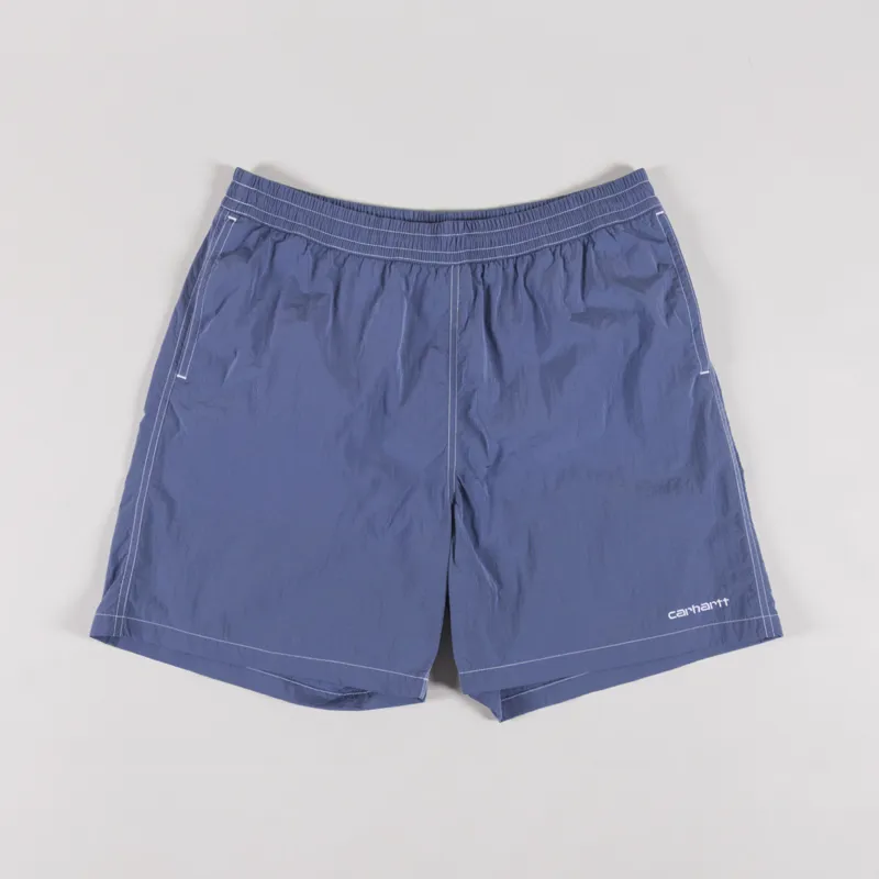 Carhartt WIP Canby Swim Trunks Gentle Blue White
