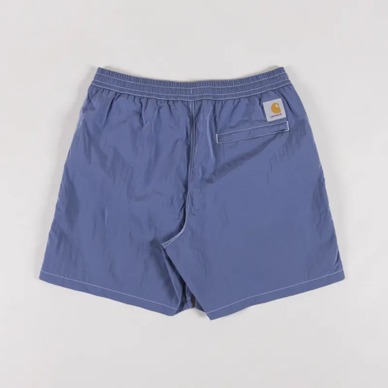 Carhartt WIP Canby Swim Trunks Gentle Blue White-1