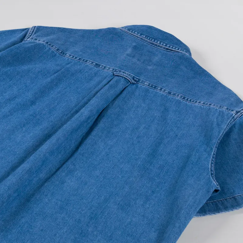 Carhartt WIP Lucas Shirt Blue Stone Washed-3