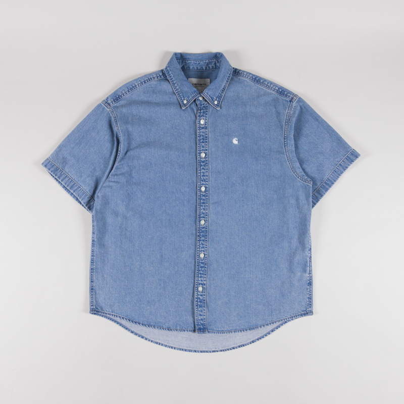 Carhartt WIP Lucas Shirt Blue Bleached