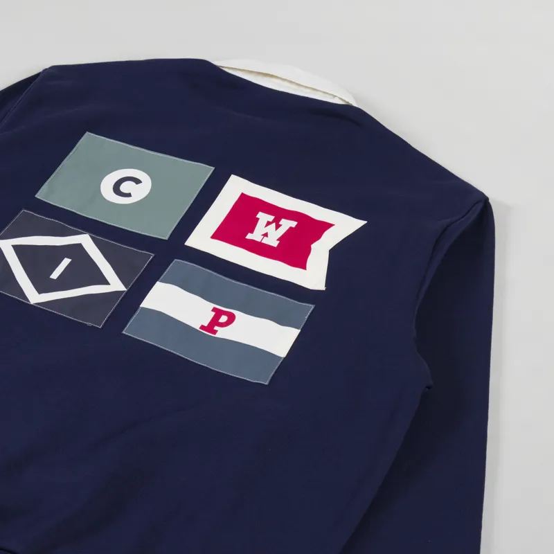 Carhartt WIP Flags Rugby Sweatshirt Space-2