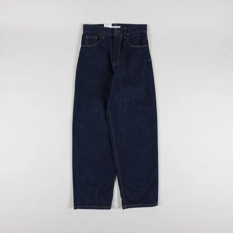 Carhartt WIP Womens Brandon Pant Blue Rinsed Camano Denim-1