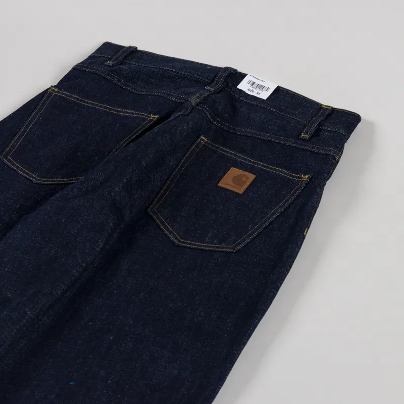 Carhartt WIP Womens Brandon Pant Blue Rinsed Camano Denim-3