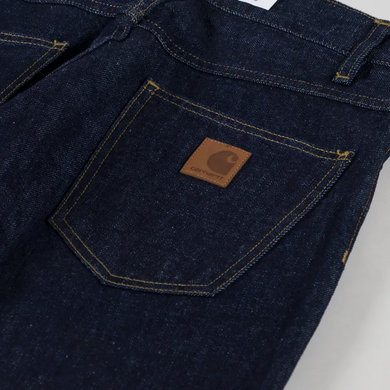 Carhartt WIP Womens Brandon Pant Blue Rinsed Camano Denim-10