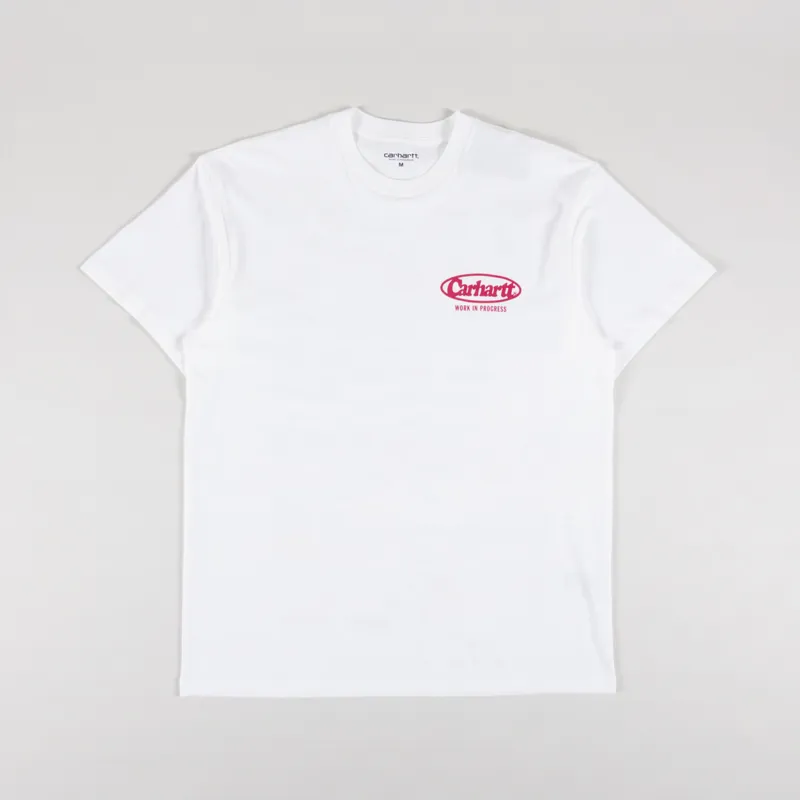 Carhartt WIP Logo T Shirt White-1
